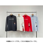 ゴルフウェア レディース 長袖モック BL Mサイズ CWA25L C25233205 1112