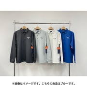ゴルフウェア メンズ 長袖ポロ BL Mサイズ CWA25M C25233115 1111