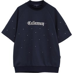 ゴルフウェア レディース 半袖クルーネック NV Lサイズ CWA25L C25217200 1120