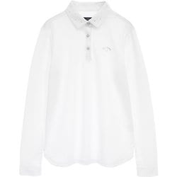ゴルフウェア レディース 長袖ポロ WH Lサイズ CWA25L C25233200 1030