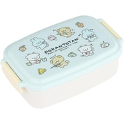 ランチボックス 弁当箱 1段 500ml ぽかんとたん 抗菌 Ag 電子レンジ対応 食洗機対応 仕切付 幅16.9×奥行10.4×高さ5.8cm 日本製 PL-1R