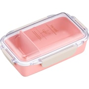 ランチボックス 弁当箱 1段 500ml ひのきのぷら 抗菌 電子レンジ対応 食洗機対応 ふわっと盛れる ライト ピンク 幅18.7×奥行11.9×高さ6.3cm 日本製 PCD-500