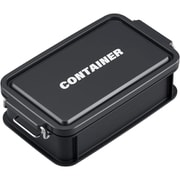 弁当箱 CONTAINER コンテナ ランチボックス 750ml 抗菌 Ag 電子レンジ対応 食洗機対応 2点ロック 仕切付 ネイビー 幅20.8×奥行11.9×高さ5.8cm 日本製 CNT-750
