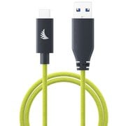 USB-A to C 3.2 Solid Flex Cable Lime 32cm UAC3SFL32