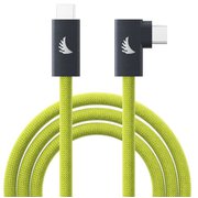 USB-C 3.2 Solid Flex Tether Cable Right-Angle Lime 4.5m UC3SFRAL450