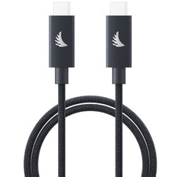 USB 4.0対応 Type-C to C Solid Flex Cable 32cm Blue Gray UC4SFBG32