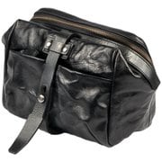 ライダーシリーズ ミニライダー フルレザースリングバッグ 3.5L ブラック BDB13-BL-LE