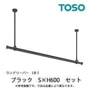 室内物干し ランドリーバー LB-1 セット Sサイズ H600 ブラック 30019998