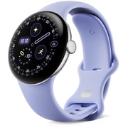 Google Pixel Watch 4 （Wi-Fiモデル） 41mm Polished Silver アルミケース / Iris アクティブ バンド GA10840-US