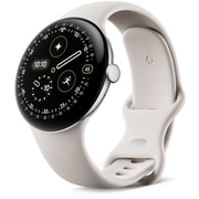 Google Pixel Watch 4 （Wi-Fiモデル） 45mm Polished Silver アルミケース / Porcelain アクティブ バンド GA09308-US
