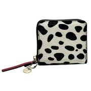 Pisoraro ピソラロ ハラコ ラウンド二つ折りミニウォレット 財布 DALMATIAN pr242 PR-242