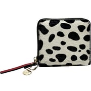 Pisoraro ピソラロ ハラコ ラウンド二つ折りミニウォレット 財布 DALMATIAN pr242 PR-242