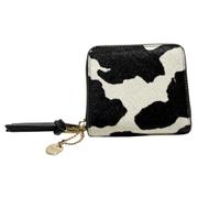 Pisoraro ピソラロ ハラコ ラウンド二つ折りミニウォレット 財布 HOLSTEIN pr242 PR-242