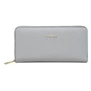 角シボロングラウンド財布 長財布 ライトグレー rk230911 RK23-0911