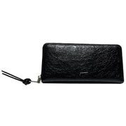 Pisoraro ピソラロ ラウンド長財布 財布 クラックBK roundlw PR254