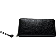 Pisoraro ピソラロ ラウンド長財布 財布 クラックBK roundlw PR254