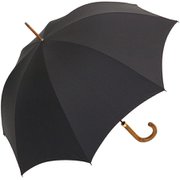長傘 晴雨兼用 アーチ型ハンドル GT1 Hardwood GT1 M.BR/BK