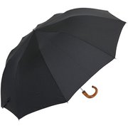 折りたたみ傘 アーチ型ハンドル 雨用傘 TEL1 Maple Crook TEL1 BR/BK