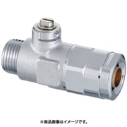 WB28型 流量調整ボールバルブ 平行おねじ ドライバー式 WB28-1313M-S-65A