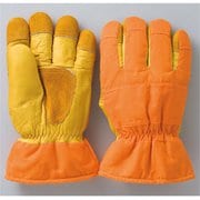 牛革冷凍庫用5本指作業手袋（短）L ＃1-1