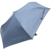 折りたたみ傘 男女兼用 耐風タイプ 晴雨兼用 ミニ折傘 ブルー CHM81MN58