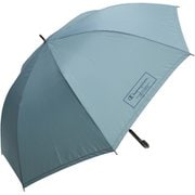 長傘 紳士用 耐風タイプ 大判ジャンプ傘 ターコイズブルー CHM92JP70