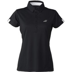 CLUB SHORT SLEEVE SHIRT レディース テニス シャツ ブラック（105） XLサイズ BWG5331C