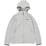 ヘキサジャケット メンズ ウインドブレーカー シルバー Lサイズ MTFW25MJK020
