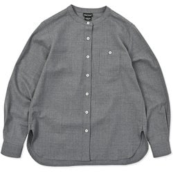 ウィメンズミニマルメリノシャツ レディース シャツ グレー Mサイズ MTFW25WSH048