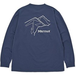 セイクリッドマウンテンロングスリーブティーシャツ メンズ カットソー インディゴ XLサイズ MTFW25MLS067