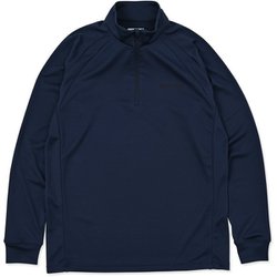 クライムスキンハーフジップロングスリーブ メンズ カットソー ネイビー Lサイズ MTFW25MLS079
