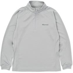 ウィメンズクライムスキンハーフジップロングスリーブ レディース カットソー シルバー Sサイズ MTFW25WLS080