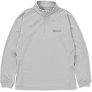 ウィメンズクライムスキンハーフジップロングスリーブ レディース カットソー シルバー XLサイズ MTFW25WLS080