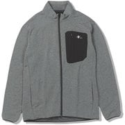 グリッドウールフルZIP メンズ フリース グレー（020） XLサイズ 5115522
