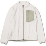グリッドウールフルZIP レディース フリース ホワイトxグレー（251） WLサイズ 5115522