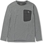 グリッドウールクルー レディース カットソー グレー（020） WMサイズ 5115517