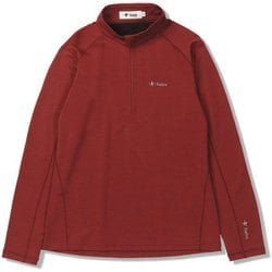 PPウールハーフジップ レディース カットソー アイアンレッド（097） Sサイズ 8115428