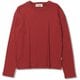 マイクロアゼリラックスクルー レディース カットソー レッド（080） Lサイズ 8115568