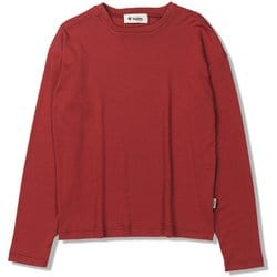 マイクロアゼリラックスクルー レディース カットソー レッド（080） Lサイズ 8115568