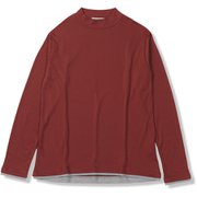 TSサーマルスムースモック レディース カットソー マルーン（075） Sサイズ 8115386