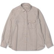 TSシャドーチェックシャツ レディース シャツ アイボリー（003） Mサイズ 8112576
