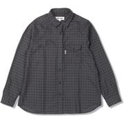 TSシャドーチェックシャツ レディース シャツ ネイビー（046） Lサイズ 8112576