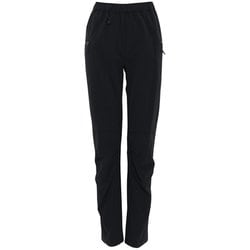 ウィメンズウールトレックジャージーパンツ レディース ロングパンツ ブラック（B02） XLサイズ 012064