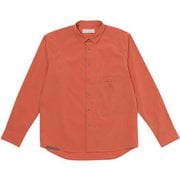ソフトシェルのショートカラーシャツ ユニセックス シャツ マンゴ(M21) サイズ一(XSサイズ) 021090