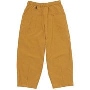 ヴィンテージナイロンのカーブパンツ ユニセックス ロングパンツ カラシイロ(K43) サイズ三(Mサイズ) 022040