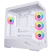 ARGBファン搭載 ピラーレス型 ミドルタワーATXケース VECTOR V100R White V100RW