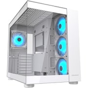 ピラーレスミドルタワーケース（FV150 RE White） ホワイト マイナーアップグレードバージョン CGR-5KA1W-RGB-J