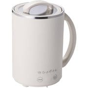 マグカップ型 電気鍋 小型 500ml 大容量 1人用 旅行/出張/自宅/オフィス用 卓上調理 6モード 湯沸かし 保温 煮込み Cook Mug plus ベージュ TGM30A-C