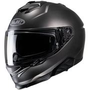 フルフェイスヘルメット HJC i71 ソリッド SEMI FLAT TITANIUM Sサイズ(55-56) HJH247