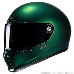 フルフェイスヘルメット HJC HJH248 V10 ソリッド DEEP GREEN XLサイズ（60-61） HJH248